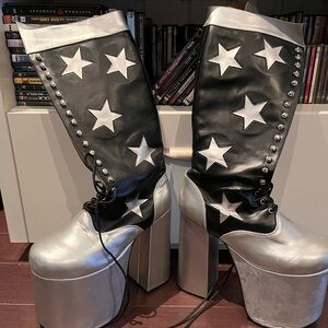 Kiss costume and boots